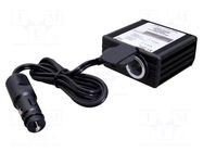 Voltage converter; car lighter socket x1; Sup.volt: 12÷24VDC PRO CAR