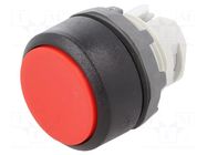 Switch: push-button; 22mm; Stabl.pos: 1; red; none; IP66; flat; MPI ABB