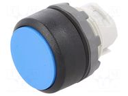 Switch: push-button; 22mm; Stabl.pos: 1; blue; none; IP66; flat; MPI ABB