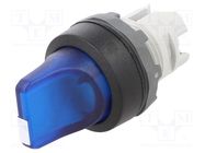 Switch: rotary; 22mm; Stabl.pos: 1; blue; MLB-1; IP66; prominent ABB