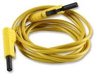 TEST LEAD, YELLOW, 2M, 60V, 16A