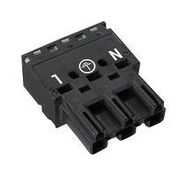 TERMINAL BLOCK, PLUGGABLE, 3POS, 12AWG