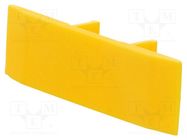 Protection; yellow; Width: 10mm; polyamide; -25÷120°C; UL94V-0 POKÓJ
