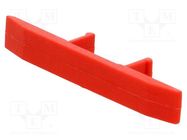 Protection; red; Width: 5.2mm; polyamide; -25÷120°C; UL94V-0 POKÓJ