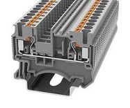 TERMINAL BLOCK, DIN RAIL, 2POS, 12AWG