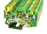 TERMINAL BLOCK, DIN RAIL, 3POS, 12AWG