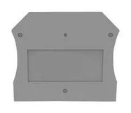 END COVER, 1.5MM WIDTH, GRY