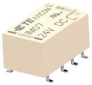 SIGNAL RELAY, DPDT, 2A, 24VDC, SMD