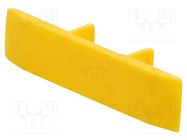 Protection; yellow; Width: 8.2mm; polyamide; -25÷120°C; UL94V-0 POKÓJ