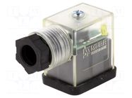 Connector: valve connector; plug; form B; 11mm; female; PIN: 3; 110V MURRELEKTRONIK
