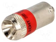 LED; red; Cap: BA9S; 24VAC; 24VDC ABB