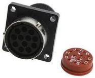 CIRCULAR CONNECTOR, RCPT, 12POS, CRIMP