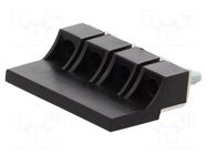 Screw bridge; black; ways: 4 POKÓJ