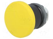 Switch: push-button; 22mm; Stabl.pos: 1; yellow; none; IP66; MPM ABB