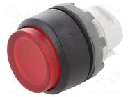 Switch: push-button; 22mm; Stabl.pos: 1; red; MLB-1; IP66; prominent ABB