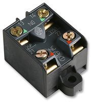 Switch Contact Block, Osiswitch Limit Switches, 3 A, 240 V, Screw Clamp, 2 Pole