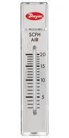 AIR FLOWMETER, 100PSI, 0.4SCFH, 1/8"FNPT