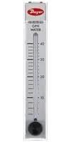 LIQUID FLOWMETER, 100PSI, 40GPH, 1/4"