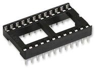 IC & COMPONENT SKT, 24POS, DIP, 2.54MM