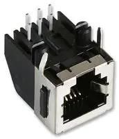 JACK, MODULAR, PC BOARD, GROUND, 6/6