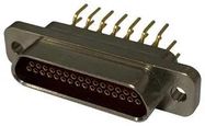 MICRO D-SUB CONN, R/A RCPT, 31POS/SOLDER