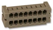 CONNECTOR HOUSING, RCPT, 16POS, 2MM