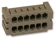 CONNECTOR HOUSING, RCPT, 2MM