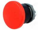 Switch: push-button; 22mm; Stabl.pos: 1; red; none; IP66; mushroom ABB