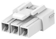 RECT POWER HOUSING, PLUG, 3POS, 6.2MM