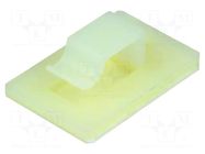 Self-adhesive cable holder; polyamide; natural; UL94V-2 KSS WIRING