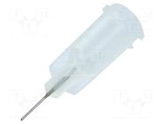 Needle: steel; 0.25"; Size: 27; straight; 0.2mm; Mounting: Luer Lock FISNAR