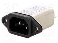 Connector: AC supply; socket; male; 3A; 250VAC; IEC 60320; C14 (E) KEMET