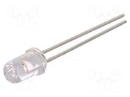 LED; green; 5mm; 1900÷9300mcd; 30°; Front: convex; 3.5÷4VDC LITEON