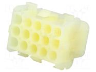 Connector: wire-wire; plug/socket; male/female; PIN: 15; NLS; 600V NINIGI