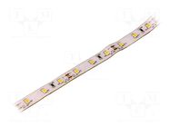 LED tape; white warm; 2835; LED/m: 60; 10mm; 120°; 14.4W/m; 12VDC OPTOFLASH