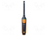 Thermo-hygrometer; -20÷60°C; 0÷100%RH; 0.1°C; 0.1%RH; Smart Probe TESTO