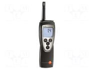 Thermo-hygrometer; -10÷60°C; Temp.(thermocouple T): -200÷1370°C TESTO