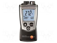 Meter: temperature; digital; LCD; -10÷50°C; Accur: ±0.5°C; IP40 TESTO