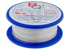 Silver plated copper wires; 0.35mm; 100g; Cu,silver plated; 160m BQ CABLE