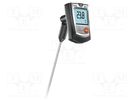 Meter: temperature; digital; LCD; -50÷350°C; Accur: ±(1%+1°C) TESTO