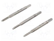 Kit: taps; for blind holes,to the through holes; L: 36mm; Ø: 1.6mm ALPEN-MAYKESTAG