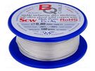 Silver plated copper wires; 0.8mm; 100g; Cu,silver plated; 22m BQ CABLE