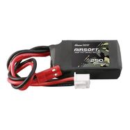 Gens ace 250mAh 7.4V 35C 2S1P Airsoft Gun Lipo Battery with JST-SYP Plug, Gens ace
