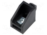 Holder; for profiles,glass mounting; Width of the groove: 8mm FATH