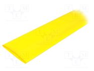 Heat shrink sleeve; 2: 1; 50.8mm; L: 1.2m; yellow; polyolefine ALPHA WIRE