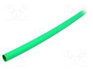 Heat shrink sleeve; 2: 1; 12.7mm; L: 1.2m; green; polyolefine; 5pcs. ALPHA WIRE