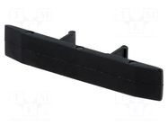 Protection; black; polyamide; 6.4mm POKÓJ