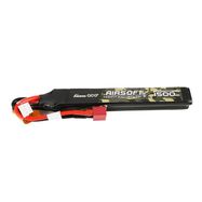 Gens ace 25C 1500mAh 2S1P 7.4V Nunchuck 2X Airsoft Gun Lipo Battery with T Plug, Gens ace