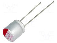 Capacitor: polymer; low ESR; 1000uF; 6.3VDC; ESR: 7mΩ; THT; ±20% X-CON