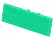 Protection; green; Width: 6.2mm; polyamide; -25÷100°C POKÓJ